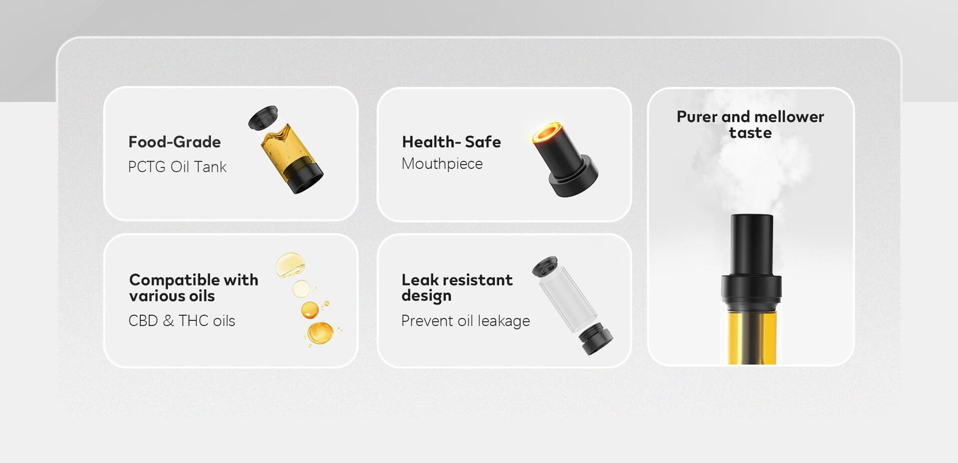 Ceramic Cartridge OEM Customize 510 Carts CBD THC Distillate (1)