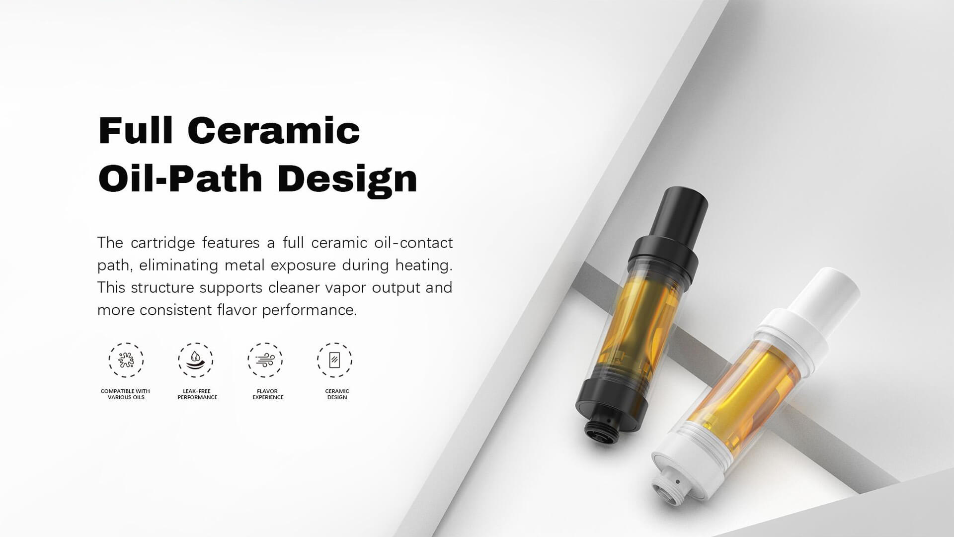 Ceramic Cartridge OEM Customize 510 Carts CBD THC Distillate (5)