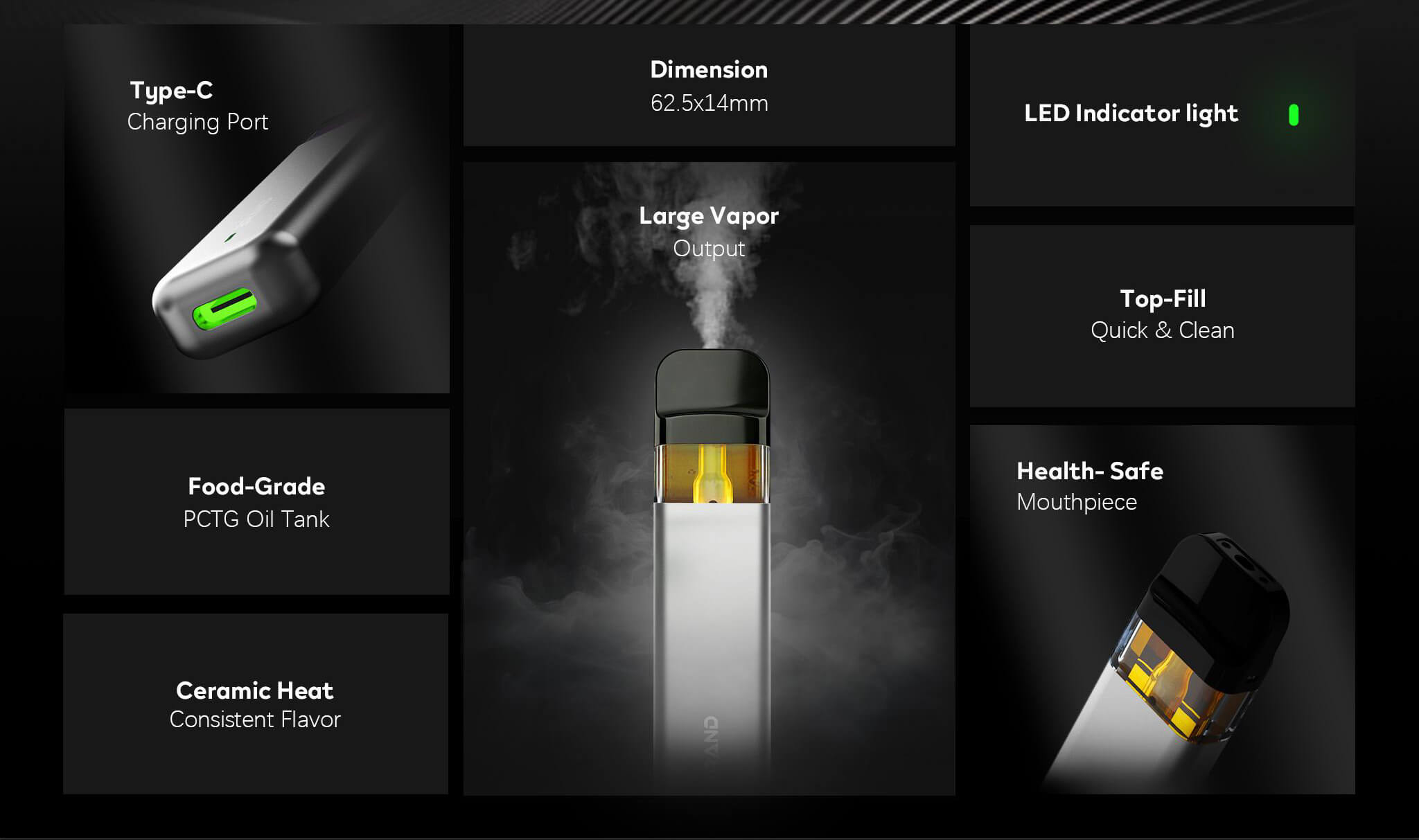 Ceramic Empty Vape Disposable Vape Pen Manufacturer In China (1)