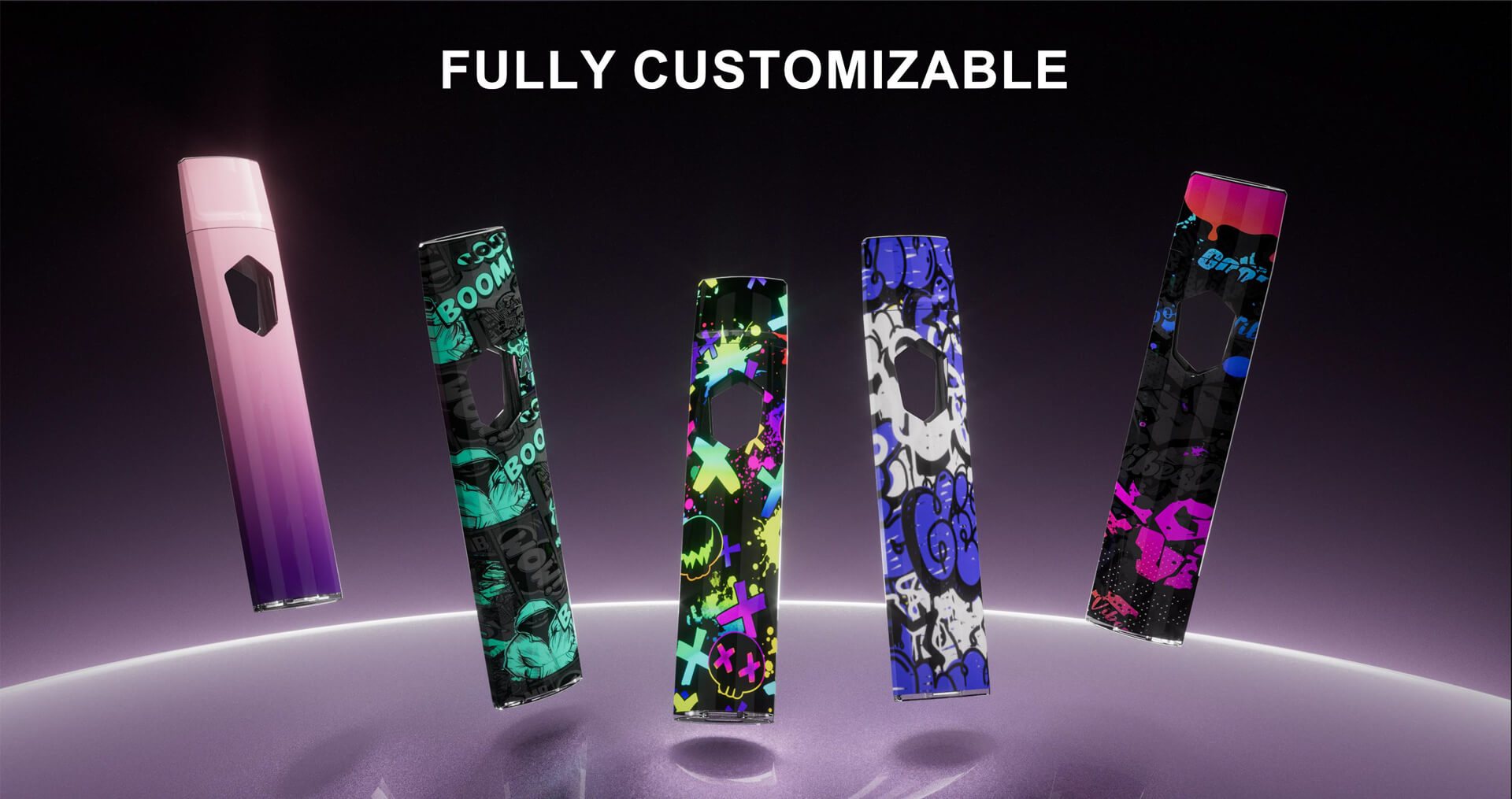 Slim All In One Vape Manufacturer CBD Vape THC Vape Factory (6)