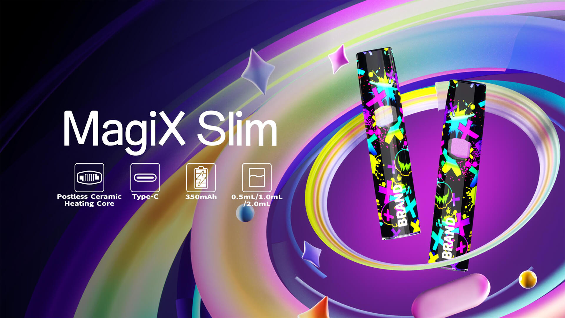 Slim All In One Vape Manufacturer CBD Vape THC Vape Factory