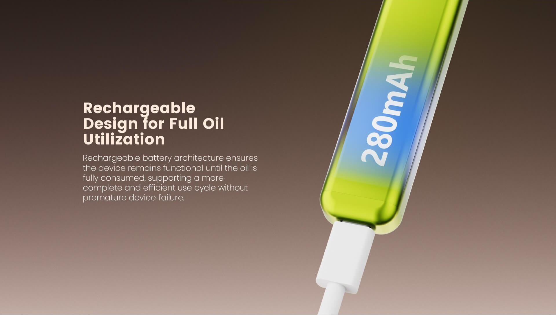 Smart Disposable Vape Pen 2ml Customizable For CBD THC HHC (5)