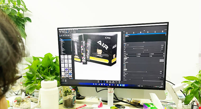 Package design service to customers